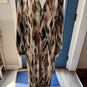 IMAN shirt dress w/ belt
